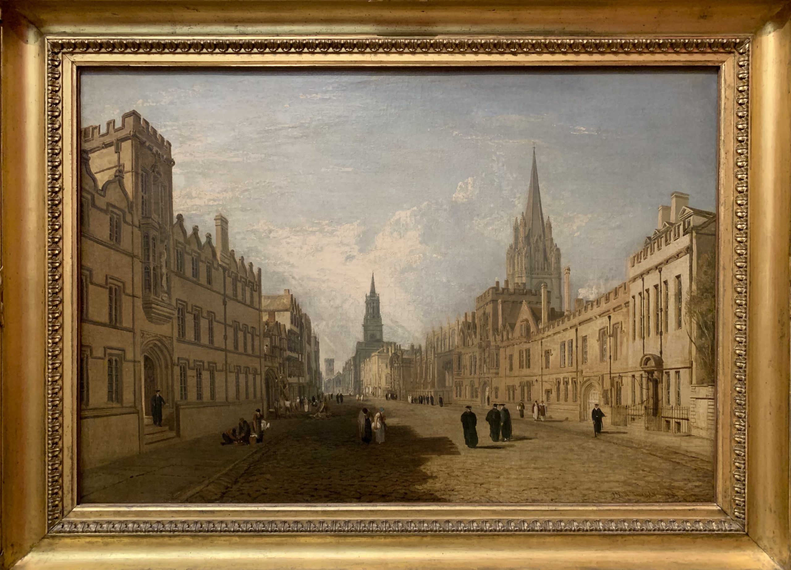 View of the High Street, Oxford, 1809-10