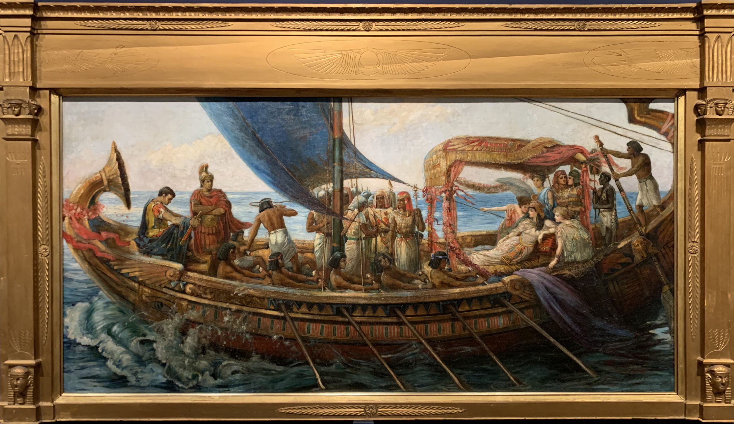 The Flight of Antony and Cleopatra from the Battle of Actium