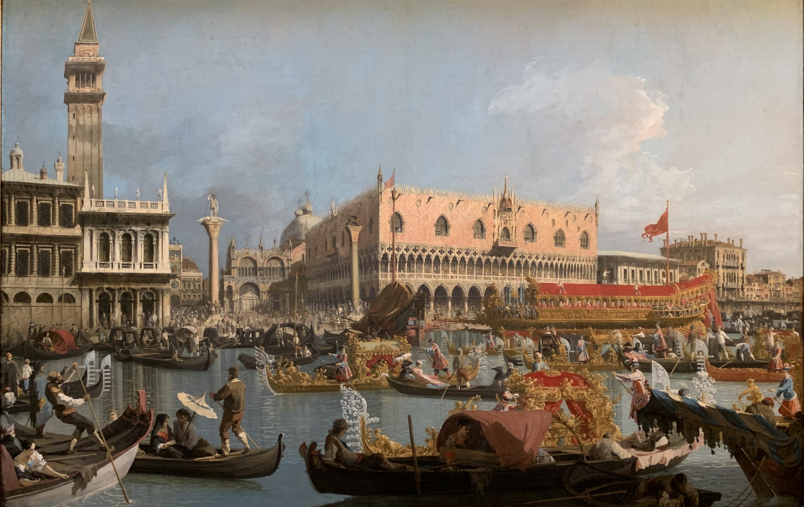 The Bucintoro returning to the Molo