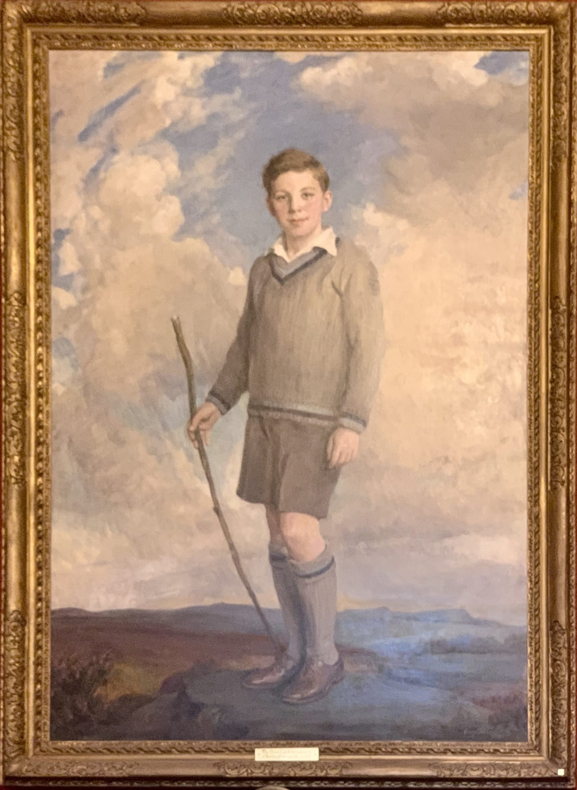 William Henry Cecil John Robin Watson-Armstrong, 3rd Baron Armstrong of Bamburgh and Cragside (1919-1987), as a young boy