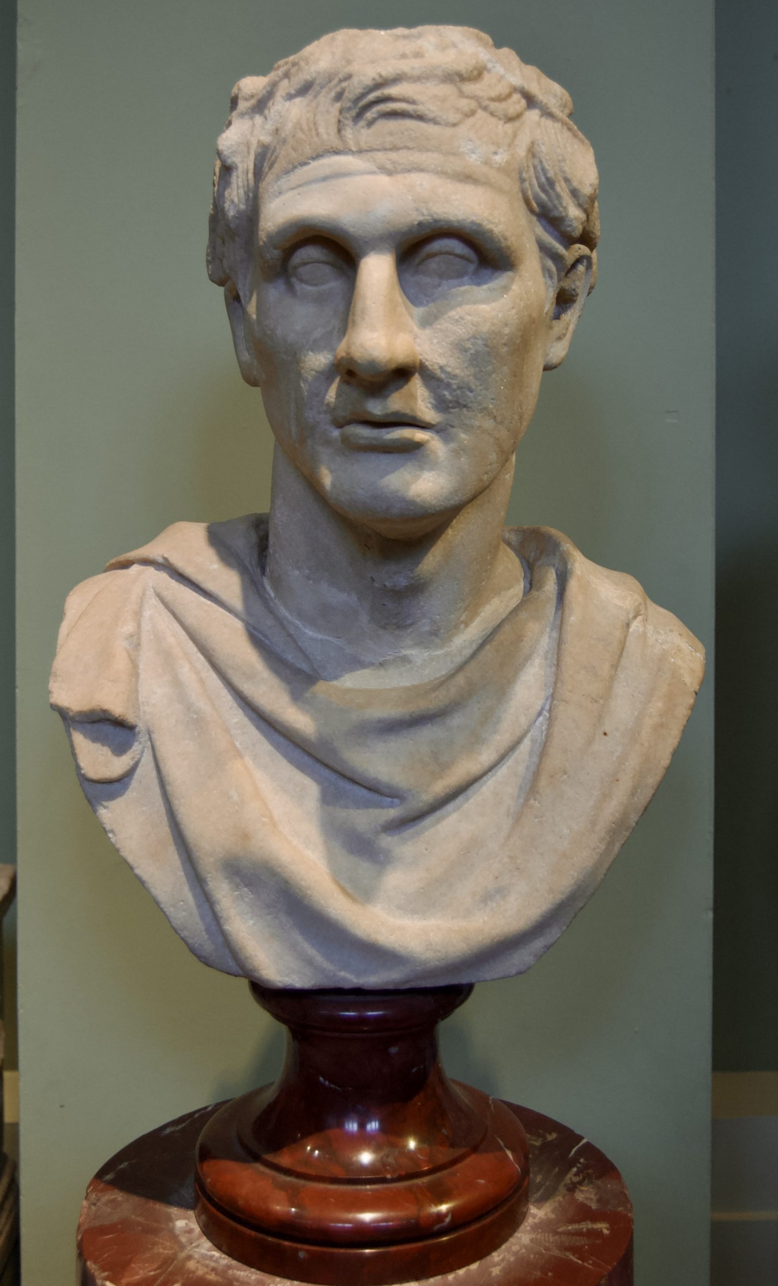Statue head of Menander