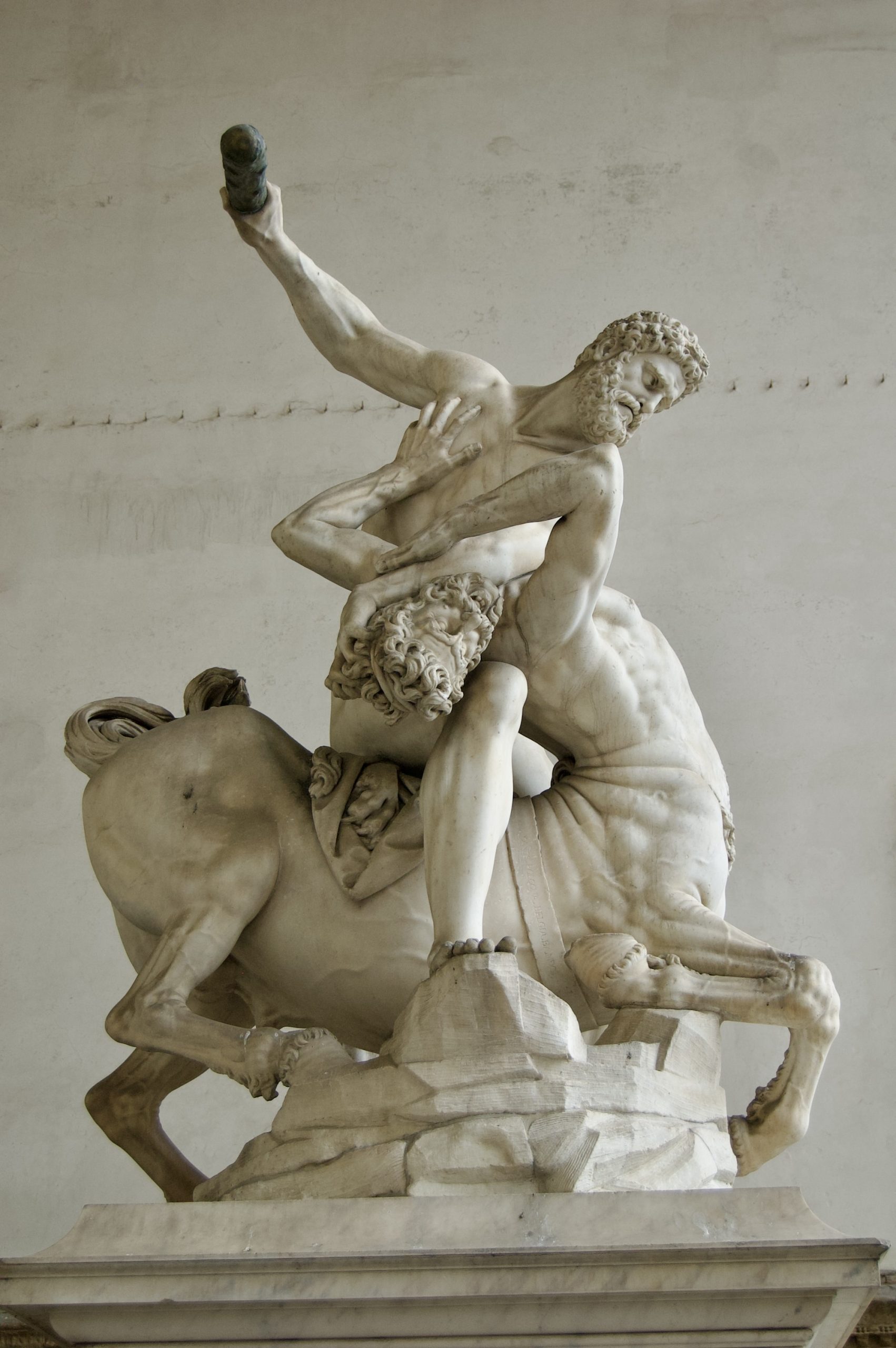 Hercules beating the Centaur Nessus
